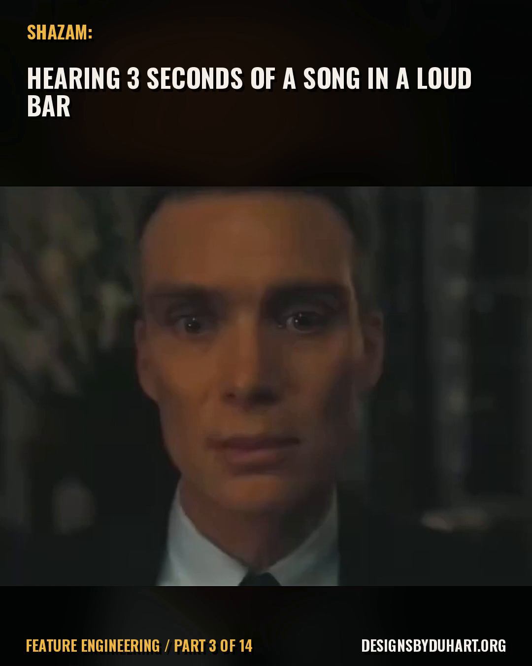 Opening frame of the video: How Shazam Sees a Song: The Spectrogram Behind My Music AI